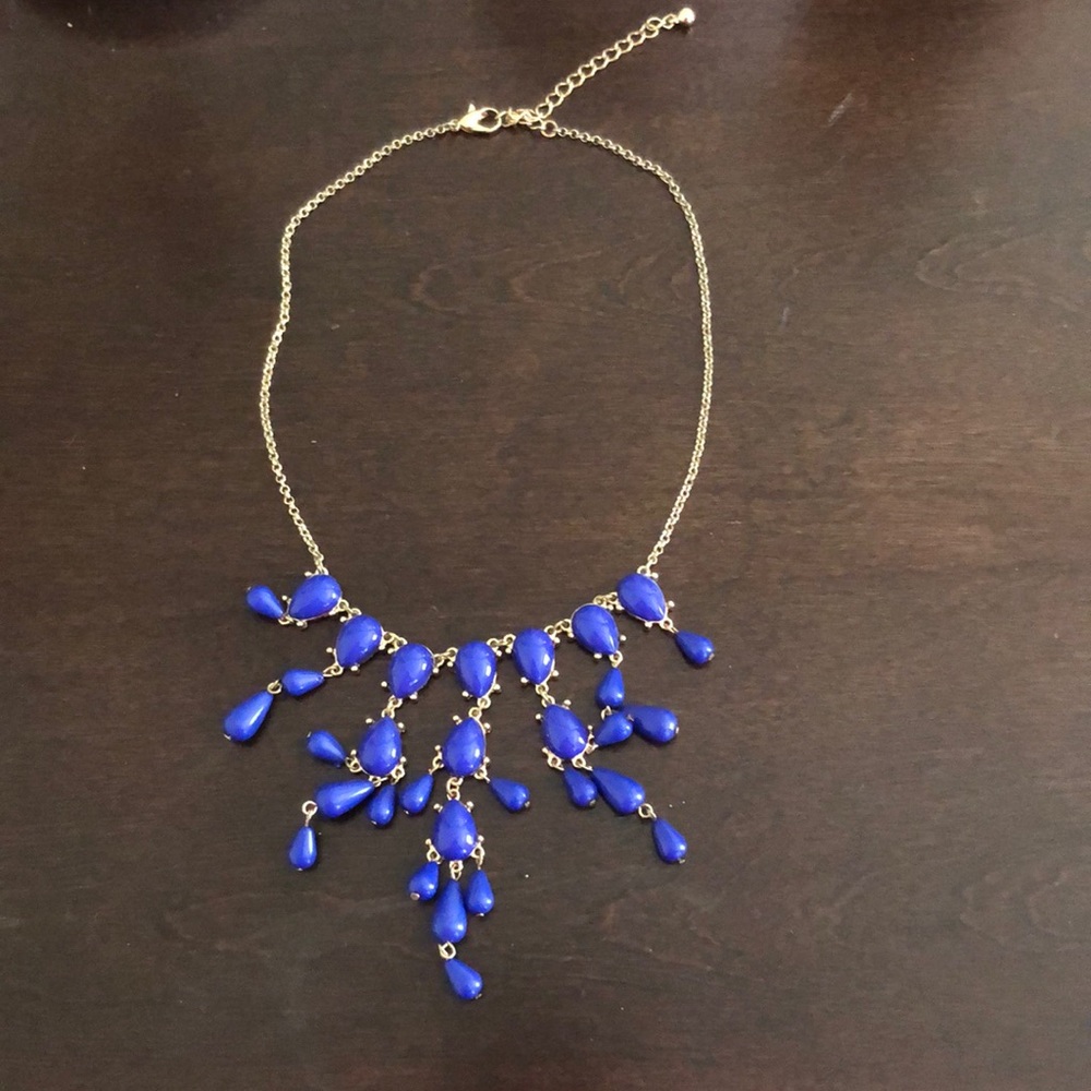 J Crew blue necklace